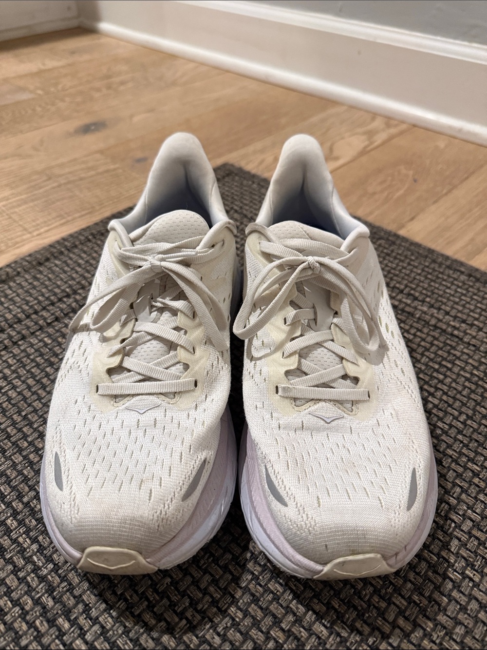 Hoka White Running Sneakers